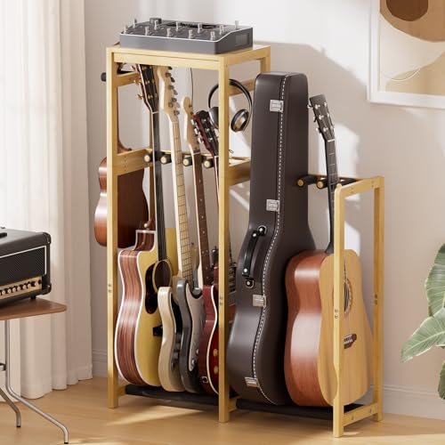 Amazer Guitar Stand, Guitar Rack for Acoustic, Bass, Electric Guitar, Multi Guitar Display Stand...