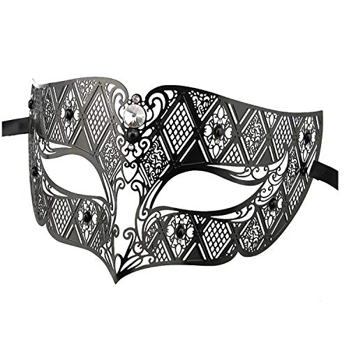 Image of Coddsmz Couples Venetian Masquerade Mask Set Luxury Style Princess Party Mask for Couples Women and Men Mardi Gras Masks