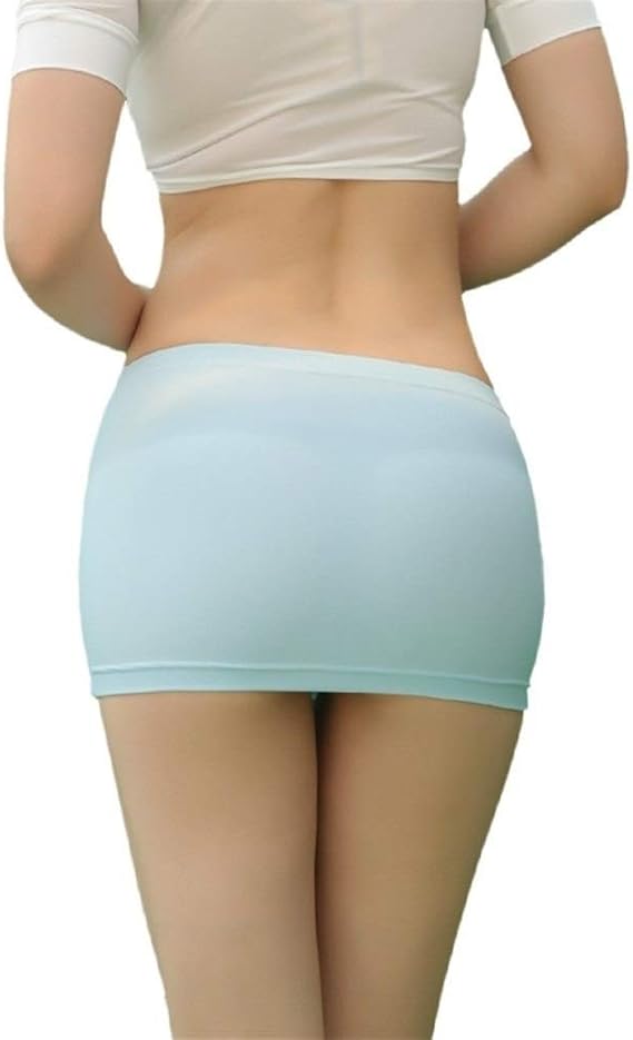 Vetro Sintetico Trasparente Su Misura GONNA SEXY DONNA Trasparente Mini Micro Gonna Bodycon Lucida Nylon Crossdresser Body - Foto 7