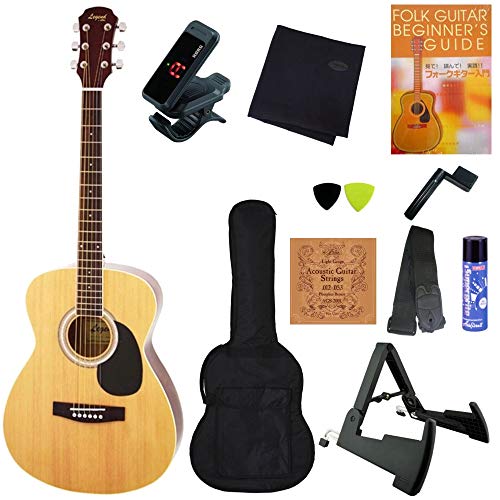 【アコギ完璧11点セット】Legend FG-15 レジェンド by Aria ProII フォークギター初心者入門セット