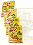 Savory Saltine Seasoning Bundle - 4 Packs Classic Original Flavor + 4 Zip Top Bags (15.5' X 12')
