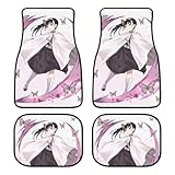 鬼滅の刃 フロアマット 車 車用フロアマット カーマット ブラック 防水 滑り防止 耐汚れ 軽 普通車 新型 取付簡単 保護パーツ カー用品