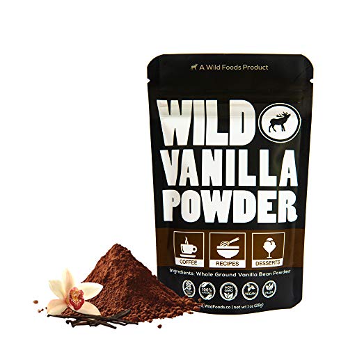Raw Vanilla Bean Powder, Ground Madagascar Vanilla Beans, Unsweet, Gluten-Free, Raw, Non-GMO, Vegan, Paleo (3 ounce)