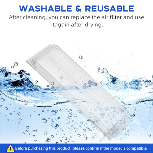 Image of HASTHIP 4Pcs Replacement Filters Compatible with Mi Robot Vacuum-Mop P,Replenishment Kit for Mi Robot Vacuum Cleaner,Replacement Accessories Parts for Mop P - Cleaning Tools