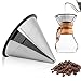Gießen Sie über Filter, Kaffeefilter, wiederverwendbaren Edelstahl-Tee-Kaffee-Tropfkaffee-Maschensieb-langsamer Filterkaffee-Filter