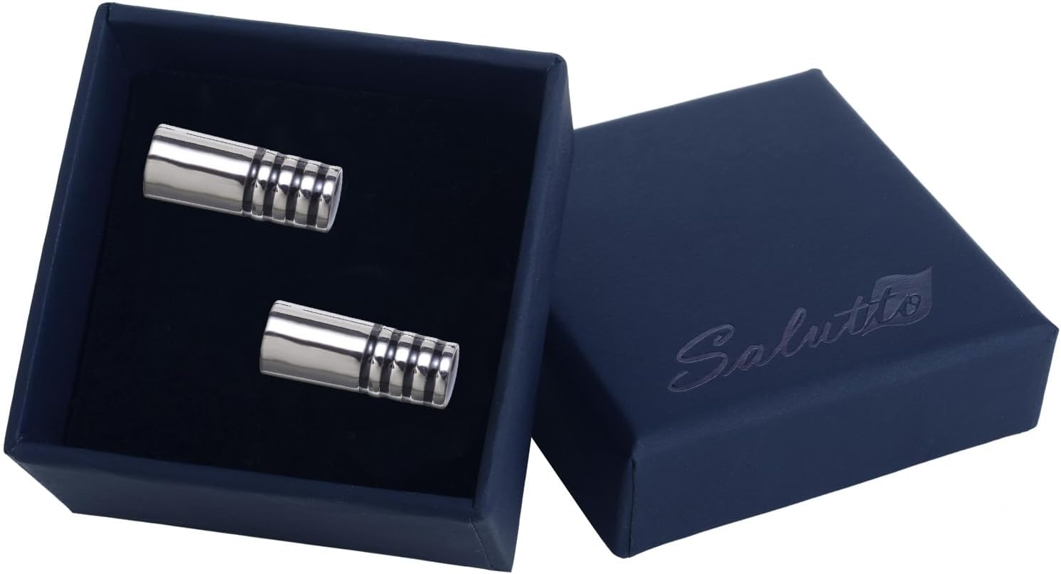 Mens Simple Series Luxury French Tuxedo Shirt Cufflinks with Gift Box