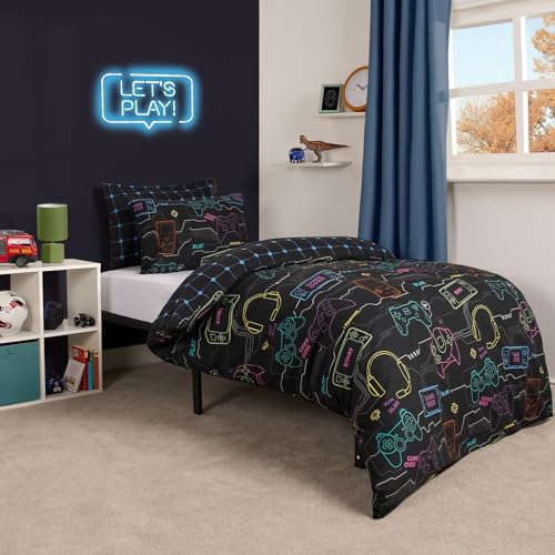 OHS Kids Double Duvet Set Gaming Bedding - Image 2