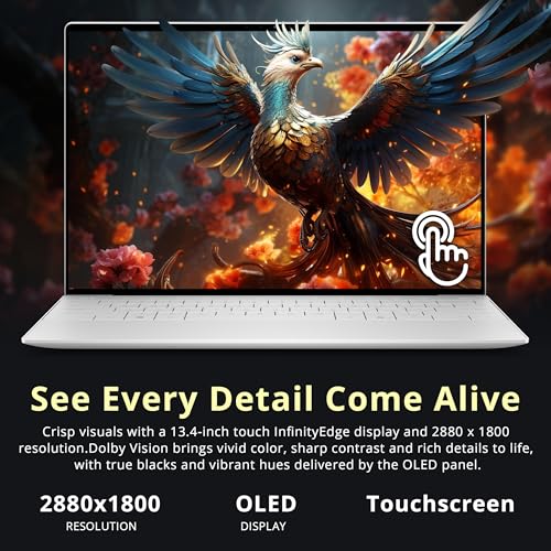 Image of Dell XPS 13.4 inch 3K OLED Touchscreen Laptop, Intel Ultra 9 288V, 32GB RAM, 3TB Storage(2TB SSD+1TB Docking Station Set), Intel Arc Graphics, Backlit Keyboard, Fingerprint, Wi-Fi 7, Win 11, Platinum