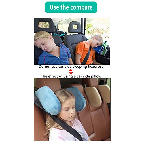 Almohada para reposacabezas de asiento de auto ajustable miniatura 3