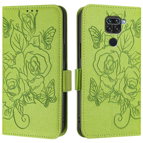 Étui folio pour Redmi Note 9 4G idéal pour voyager léger en vert