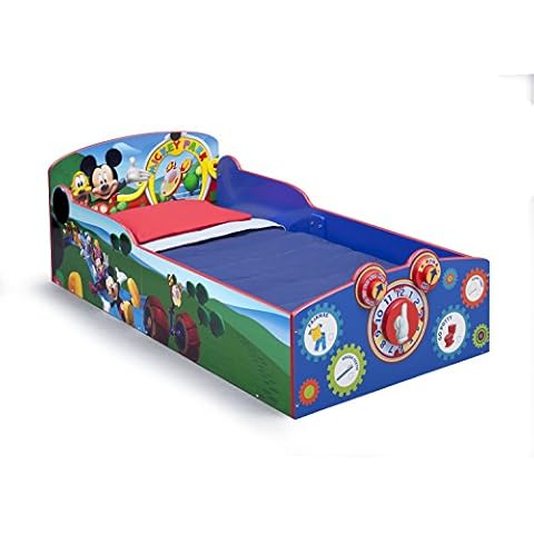 Delta Children Interactive Wood Toddler Bed - Disney Mickey Mouse Cover