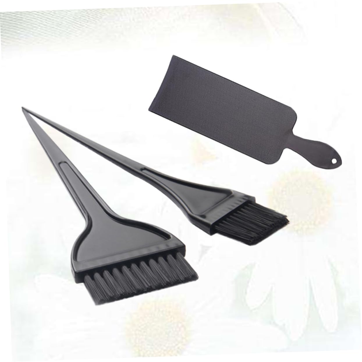Beatifufu DIY Hair Dyeing Kit 3pcs Hair Tinting Brushes Dyeing Board for Salon and Home Easy to Use Comfortable Grip