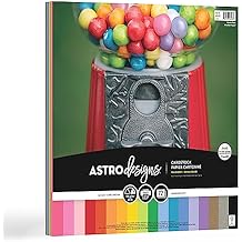 Astrodesigns/Creative Collection Starter Kit Cardstock, 12" x 12", 65 lb/176 gsm 18-Color Assortment, 72 Sheets 46408-03