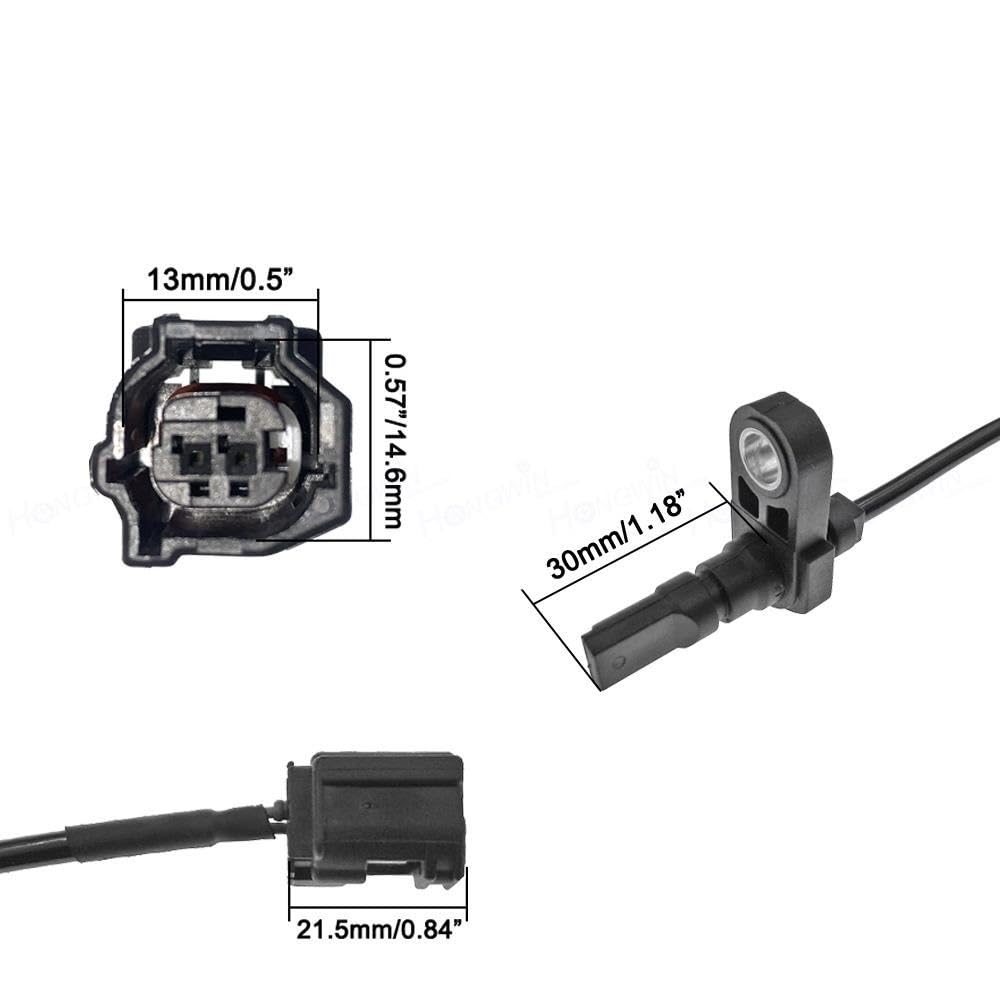 Sensor Velocidad Rueda ABS 4 Uds Sensor ABS De Velocidad De Rueda Delantera Izquierda Derecha Trasera para RAV4 2006-2014 4WD 89546-42040 89545-42040 89542-42050 89543-42050
