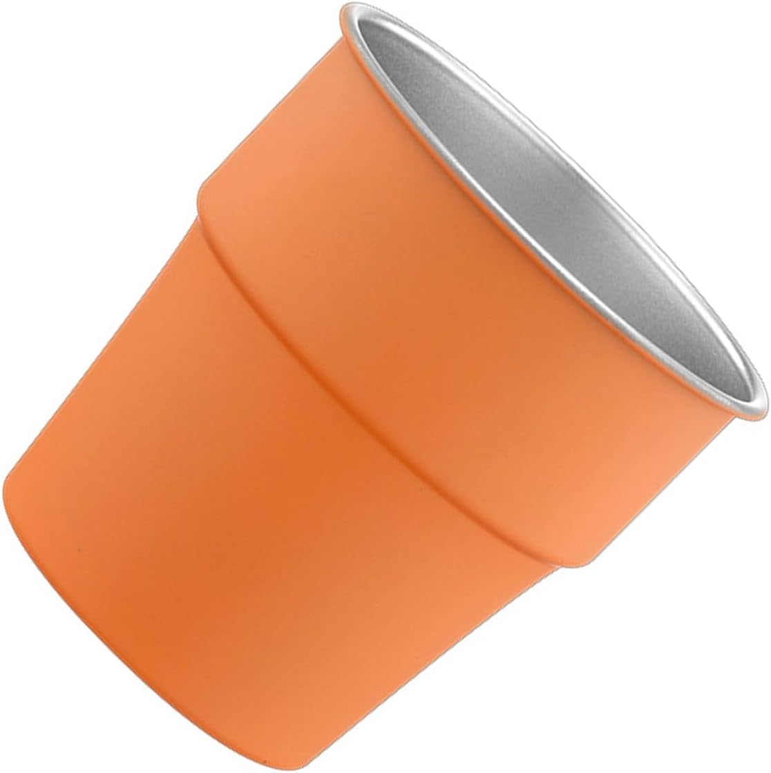 6Pieces Elegant 304Stainless Steel Drinking Cups 300ml Drinkwares Set Metal Cups Suitable for Parties and Daily Use Water