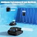 BOTLUXE Poolroboter Akku Kabelloser, Poolroboter Boden und Wand, Wasserlinie, Ultraschall-Detektion, Intelligenten Navigation (PC200lite)