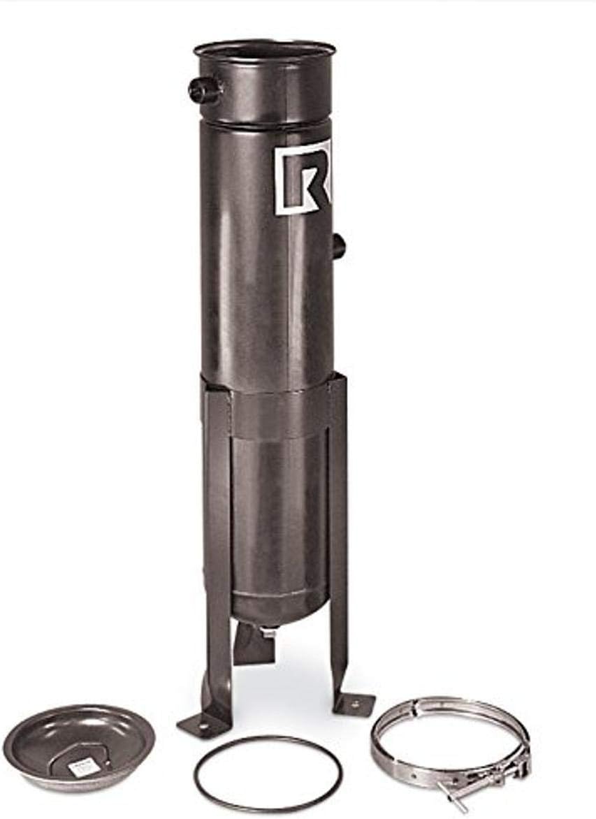 Rosedale Products LCO-8-30-2P-125-C-V-PB Model LCO Bag Filter Housing, Carbon Steel, 30" Height, Black