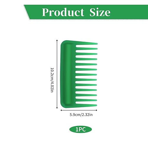 Miniatura 31 de Mini peine de dientes anchos, pequeño peine desenredante de viaje, peine de pelo rizado, peine portátil para ducha, peine húmedo para mujeres, peine