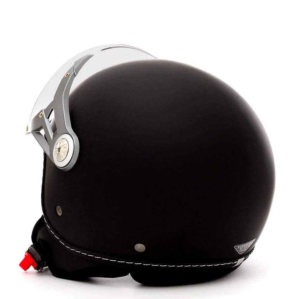 EOLE Jethelm ROAD Motorradhelm In Glanzweiß - ECE 22.06 Geprüft, ABS-Schale, Größe S (55-56cm)