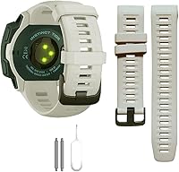 Vista 15 de Threeeggs Correa de repuesto compatible con Garmin Instinct, 0.866 in, accesorio de reloj inteligente, correa de silicona suave para Garmin Instinct