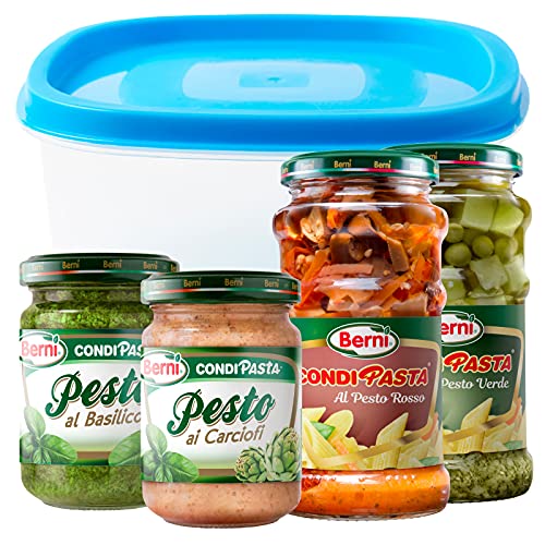 Berni Condipasta Pesto al Basilico da 135g + Pesto...