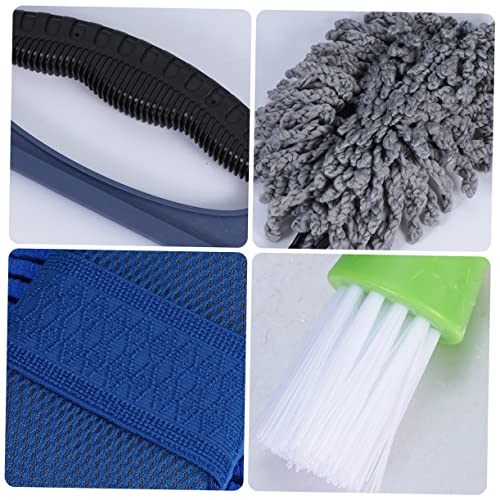 Ciieeo 1 Conjunto/7 Peças De Material De Limpeza Para Lavagem De Carro Conjunto De Ferramentas De Li