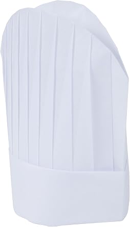 Mercer Culinary M61160WH Non-Woven 9 inch Oval Chef Toque, White Pack of 10