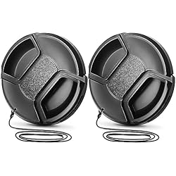 Objetivos Cámara Precios LYQNIHOB Cubierta de Lente de Cámara (2 Piezas) 58mm, Tapa Frontal Protectora a Presión, Universal y Resistente para Proteger tu Preciada Lente,