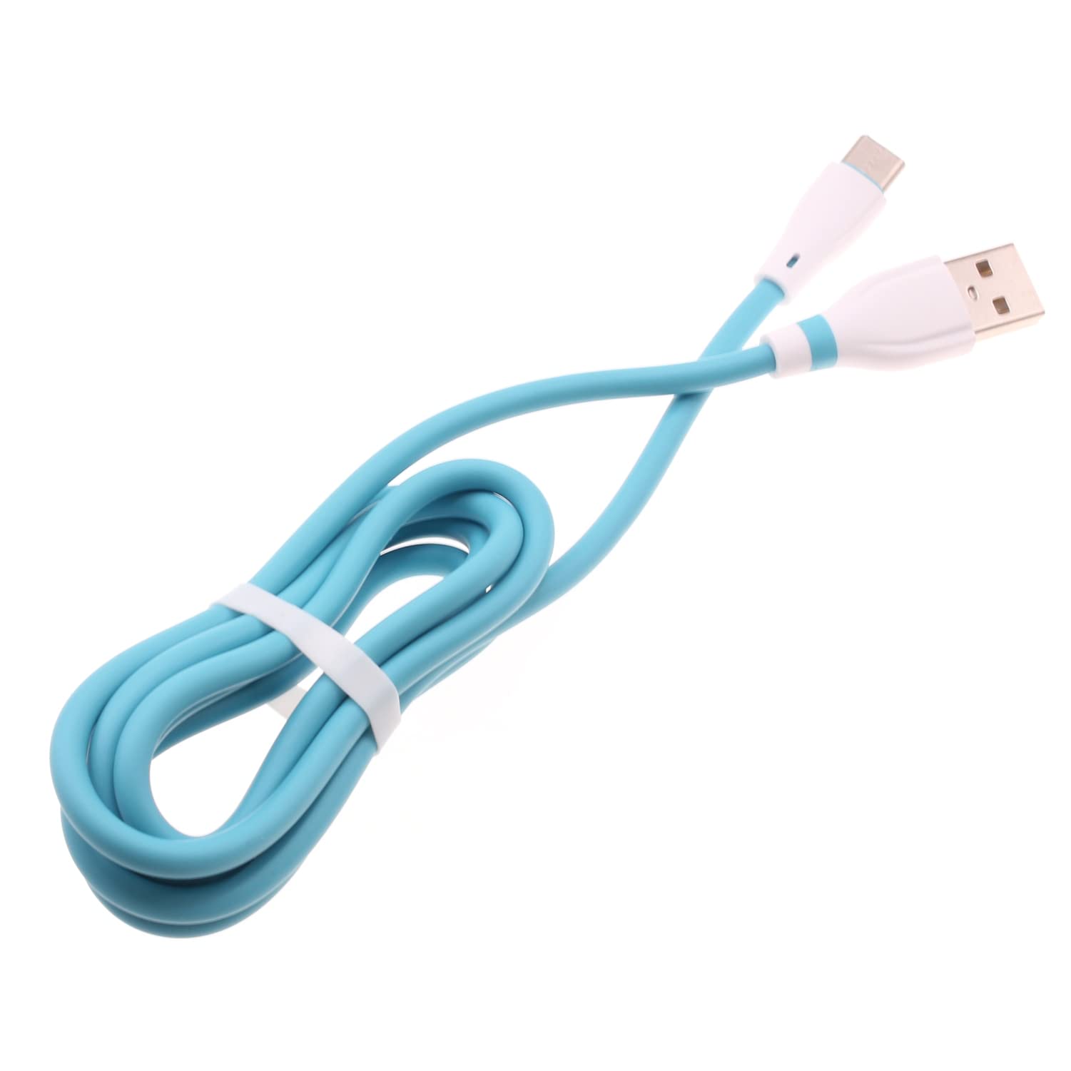 4ft USB-C Cable for Verve Connect, ZMax 11 - Blue Charger Cord Power Wire Type-C Fast Charge Compatible with Consumer Cellular Verve Connect, ZMax 11