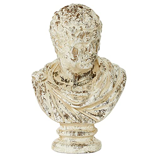 Deco 79 Beige Resin Vintage Sculpture, Bust 26 X 17 X 14 #TOP1