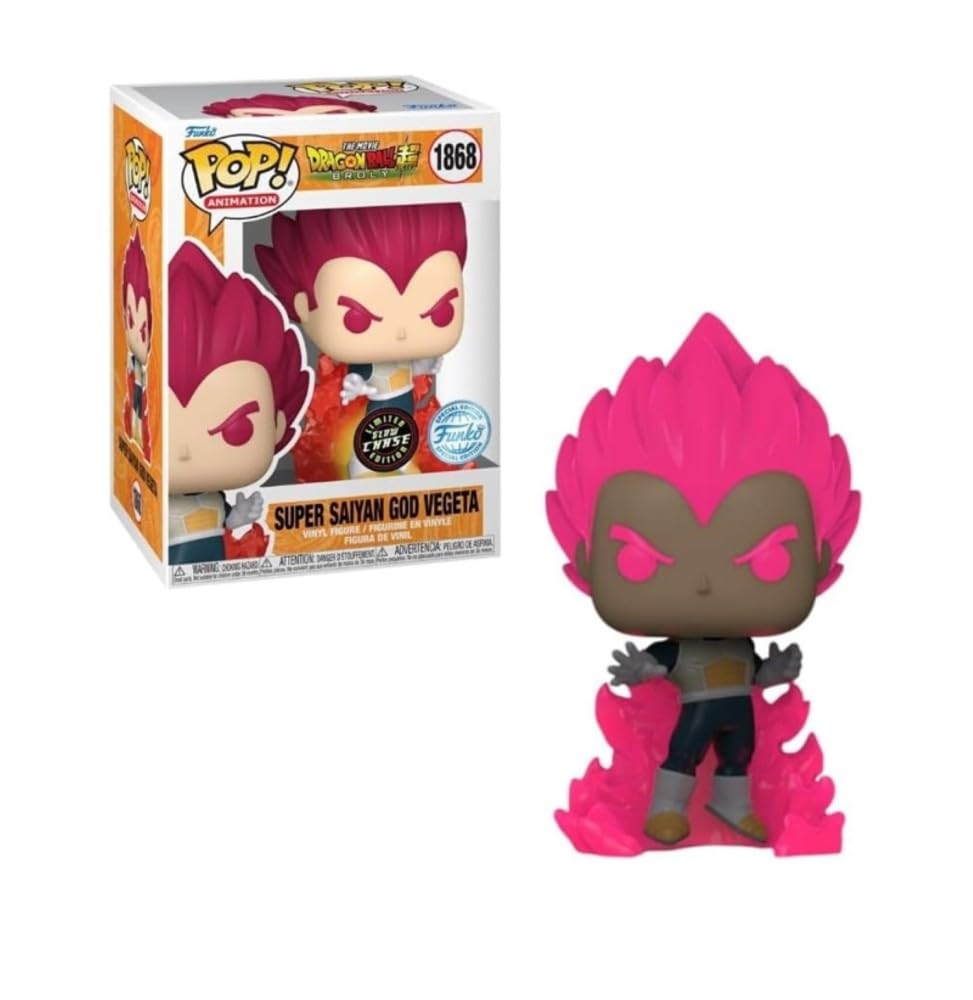 Amazon.com: Funko Pop Super Saiyan God Vegeta Special Edition 1868