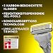 Wilkinson Sword - Hydro 5 Ultimate Rasierer für Männer, Rasiergriff + 5 Rasierklingen, Feuchtigkeitsspendende Gel-Pools und Schockabsorptions-Technologie