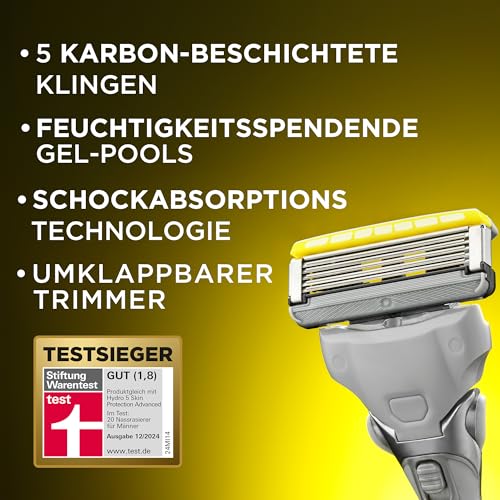 Wilkinson Sword - Hydro 5 Ultimate Rasierer für Männer, Rasiergriff + 5 Rasierklingen… – Ansicht 2