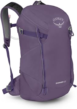 Osprey Skimmer 20L Womens Hiking Pack with Hydraulics Reservoir, Purple OS