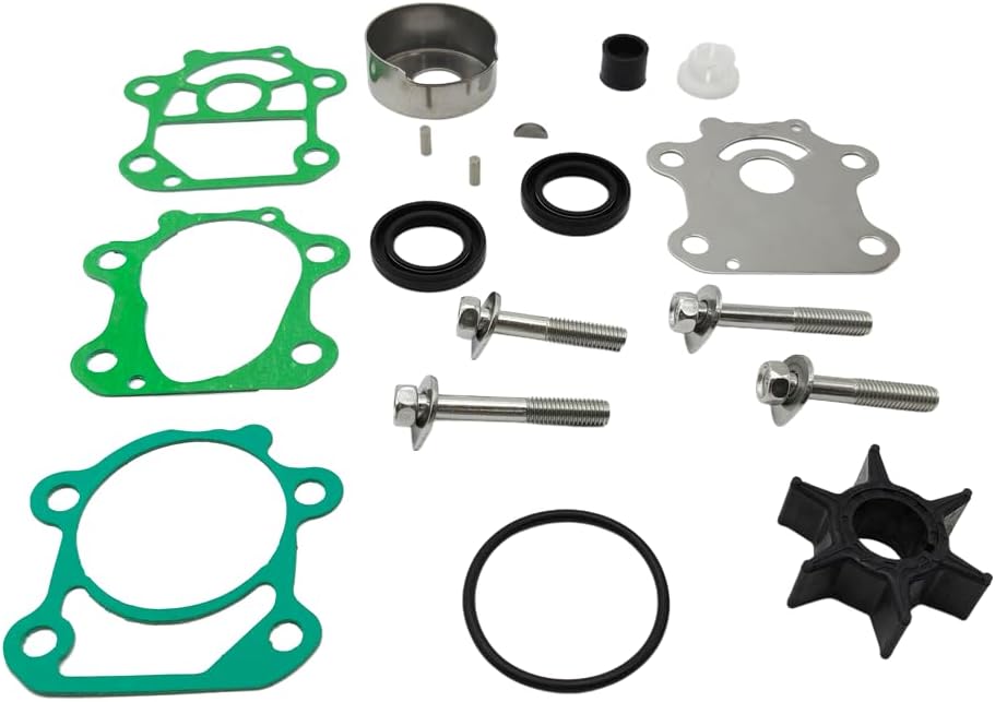 6CJ-W0078 Water Pump Impeller Kit for Yamaha 4-Stroke 70HP F70A Outboard Motor 6CJ-W0078-00 6CJ-W0078-01