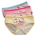 2-8 Years Old Girls Polka Dot Hello Kitty Briefs Panties Character Underwear,3 Pack