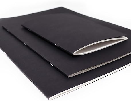 Artway Softback Sketchbook - A3 Portrait - 135gsm Cartridge Paper - 20 pages/40 Sides - Pack of Ten, White