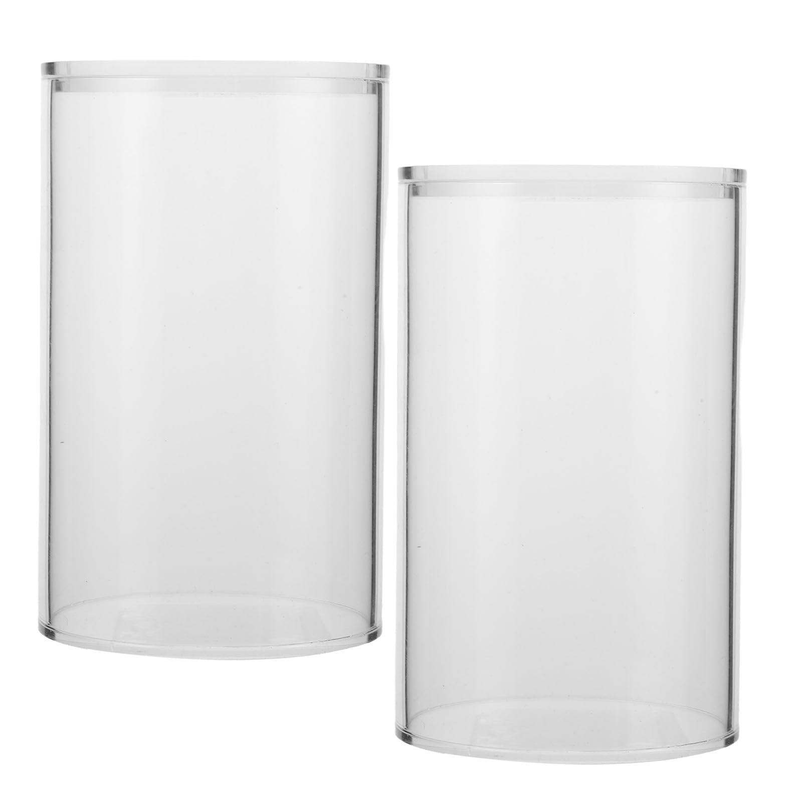 Hucha transparente de acrílico para propinas en comercio o ahorro infantil en casa, pack de 2 1