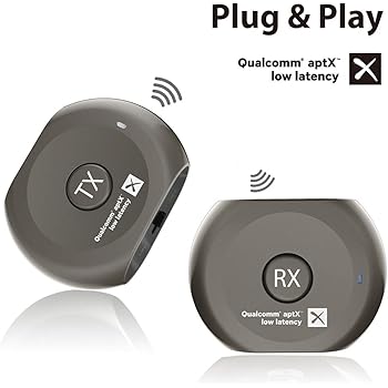 Avantree Saturn 2-in-1 Portable switchable Bluetooth transmitter and receiver adapter with APTX codec for Superb Sound Quality