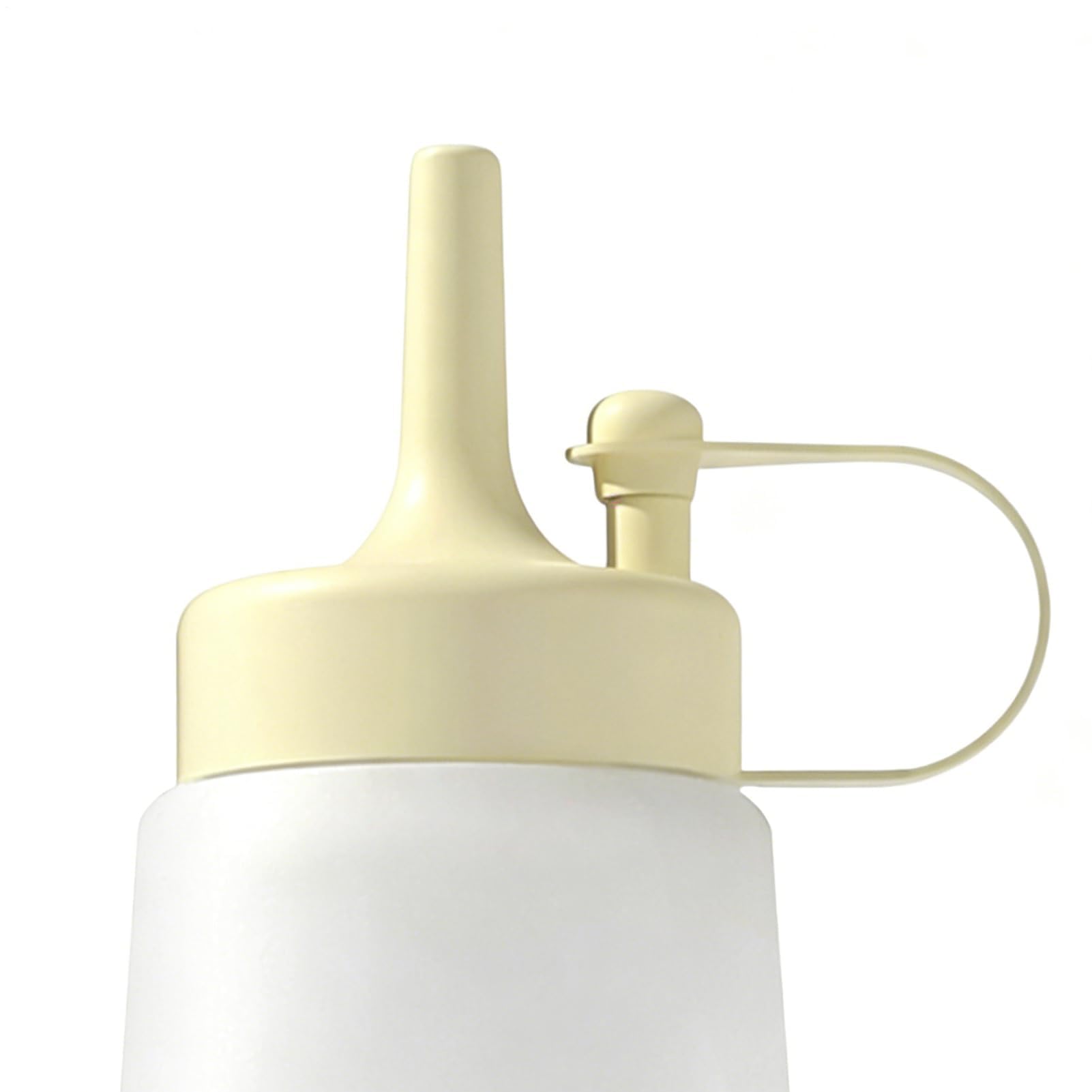 Dispensador de salsas, botella de almacenamiento de alimentos de 300 ml con cierre seguro y punta de vertido controlada, herramienta de cocina recargable para cocinar, catering, servicio de picnic