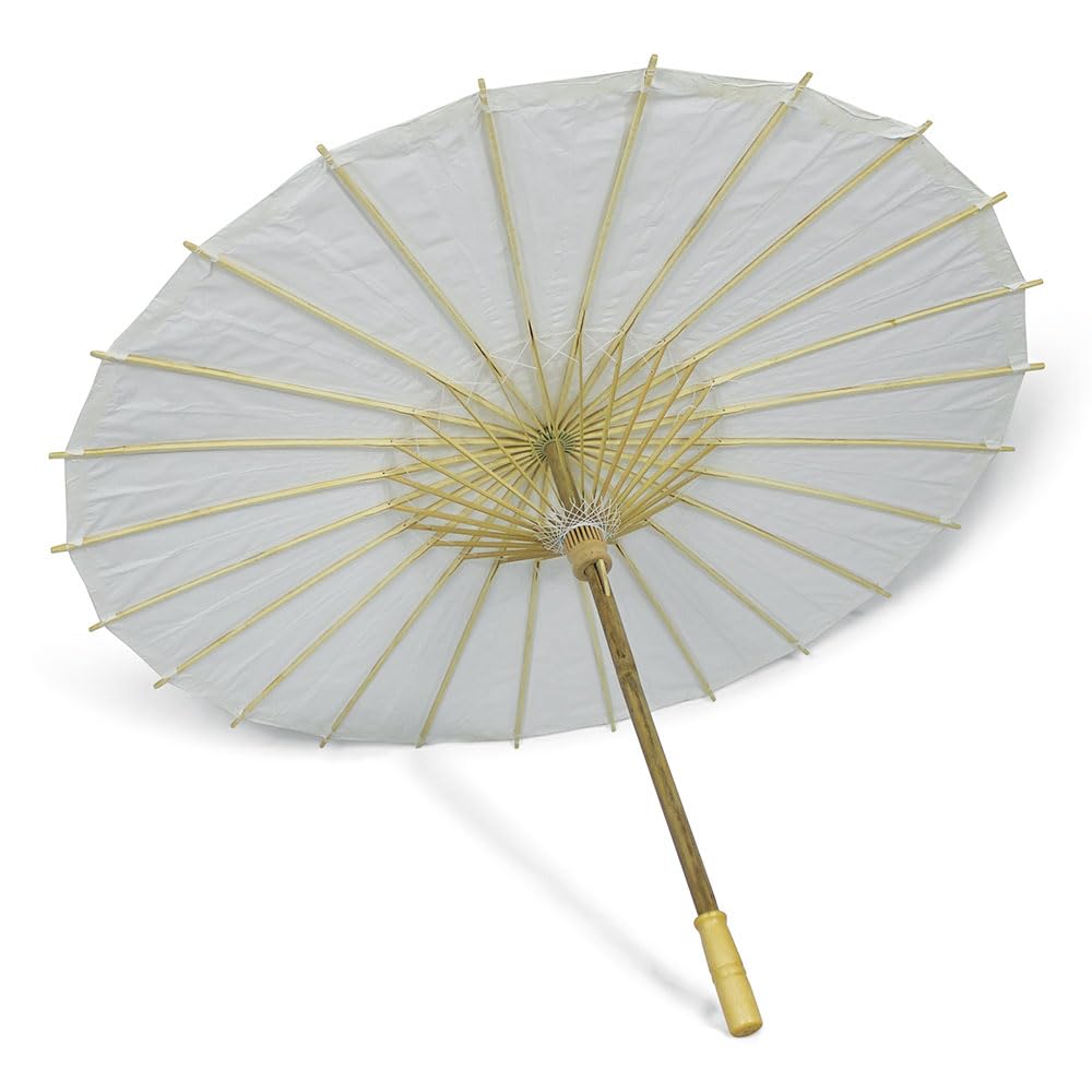OLILLY - Grandes Ombrelles (Diamètre 88 cm) en Papier et Bambou - Pack de 10 ou 50 Ombrelles - Large choix de couleurs disponible