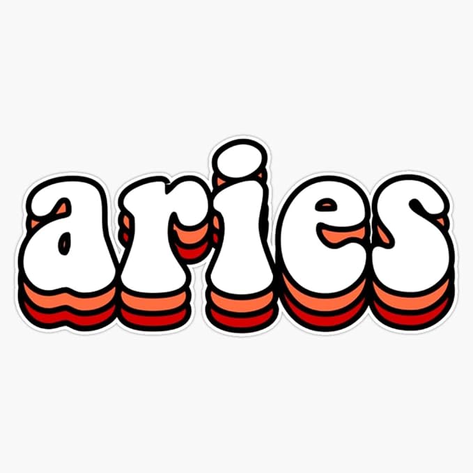 Aries Zodiac Sign Sticker Vinyl Waterproof Sticker Decal Car Laptop Wall Window Bumper Sticker 5