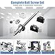 CNCMANS SFU1204 Kugelumlaufspindel, SFU1204 250mm Edelstahl Ball Screw Gewindespindel mit Bearbeitetem Ende + Bk10 / Bf10 Unterstützung + Kugelumlaufmutter + MuttergehäUse + Kupplung, Hohe Präzision