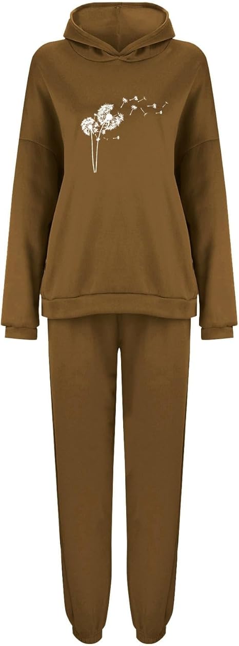 Jogginganzug Damen 2-teilig - Sweatjacke Mit Kapuze & Jogginghose