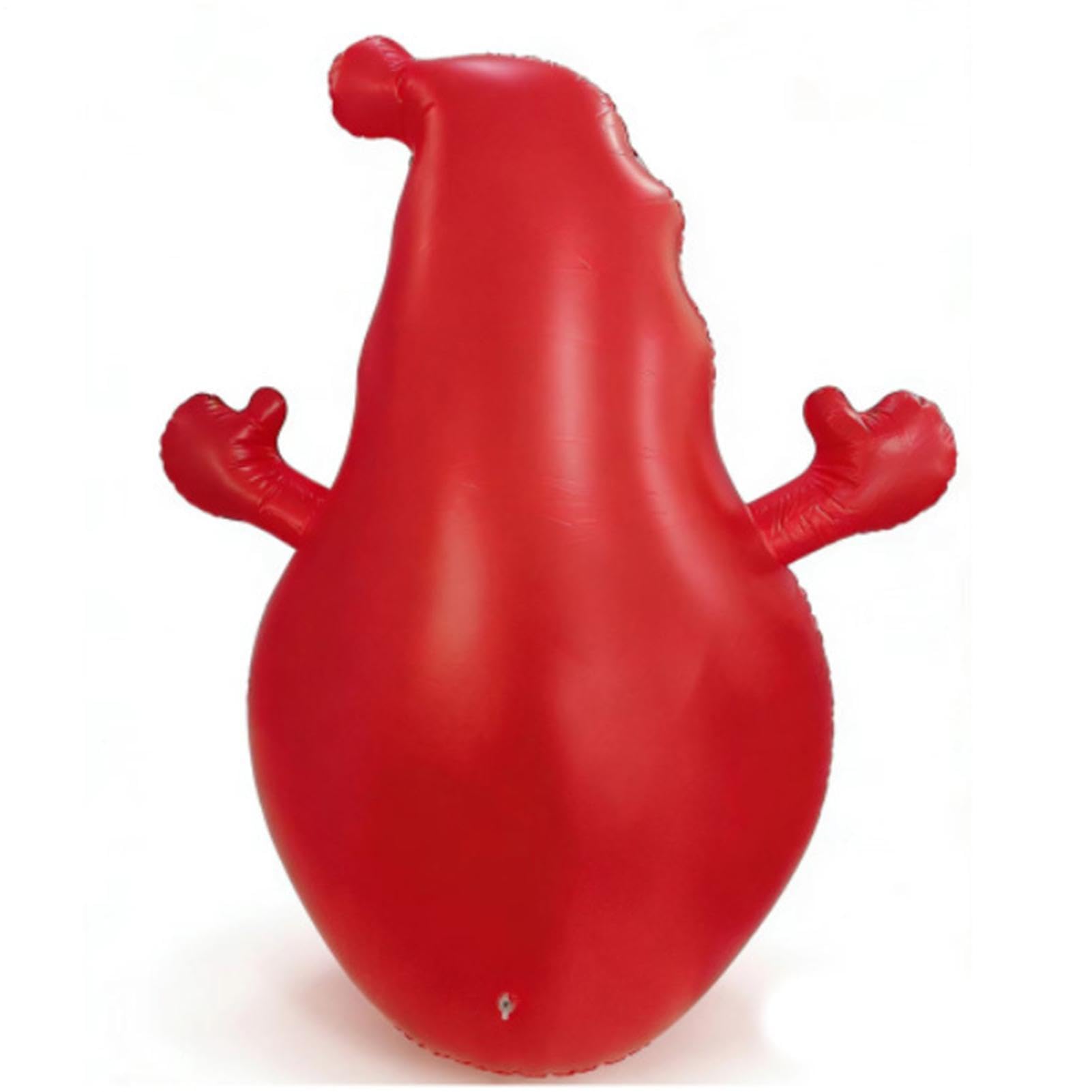 Figuras Hinchables Navideñas Figura LED Iluminada, 150 Cm De Altura | Papá Noel Inflable Para Escaparate, Puerta, Suelo, Parques, Césped, Exteriores, y Patios