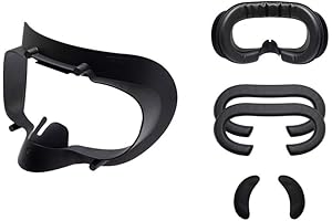 A soft and absorbent VR Cover Facial Interface & Foam Replacement for Valve Index