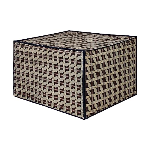 Image of DREAM KING Stylish Design & Printed Microwave Oven Cover Full Closure |waterproof & Dustproof Oven Cover Suitable for All Models - Multicolour SA06