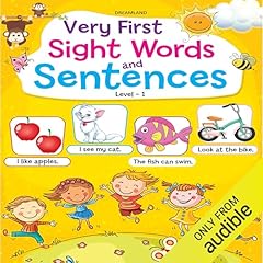 Very First Sight Words Sentences Level - 1 Book for Kids Audiolibro Por Dreamland Publications arte de portada