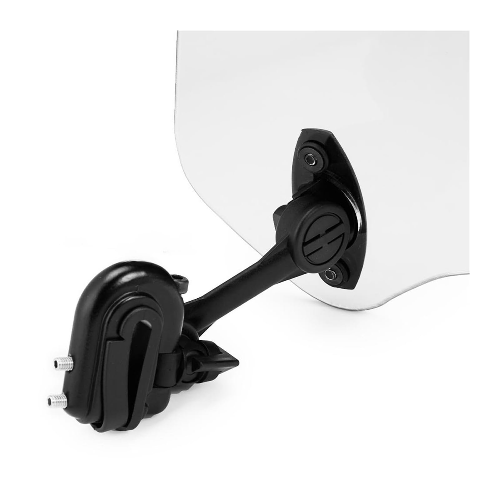 Déflecteur Pare-Brise pour CanAm pour Spyder pour F3-S pour KLR-650 pour F3T Pare-Brise De Moto avec Support Réglable Pare-Brise Visière déflectrice Vent(Small Clear)