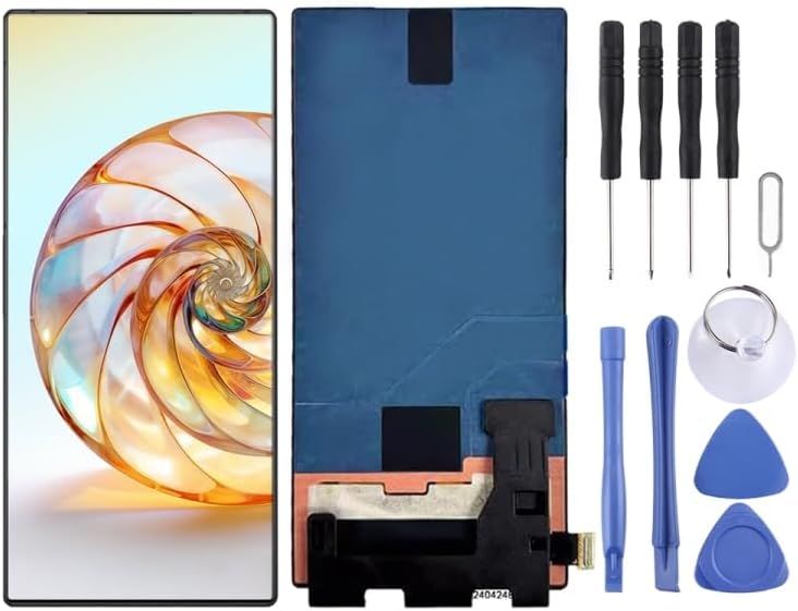 Cell Phone Replacement for ZTE Nubia Red Magic 9 Pro NX769J AMOLED LCD Screen with Digitizer Full Assembly Spare Parts